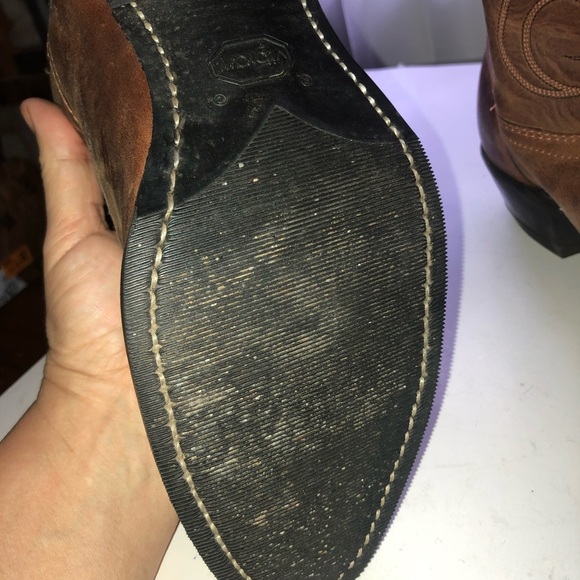 Vibram men’s/ woman’s cowboy boots, embroidered design, Lets ride. - Picture 10 of 16